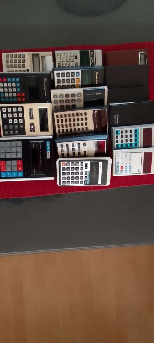 Vintage calculator collection