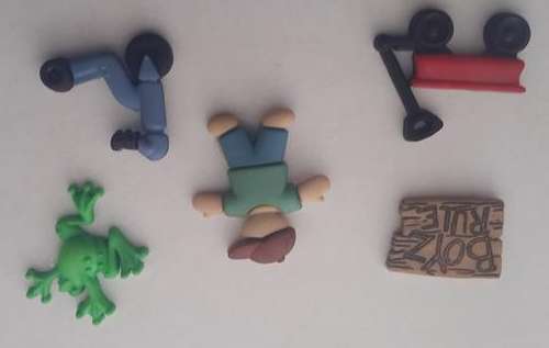 Boy Set 2 Silicone mould