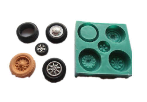 Tyre/Wheel Set 1 Silicone Mould