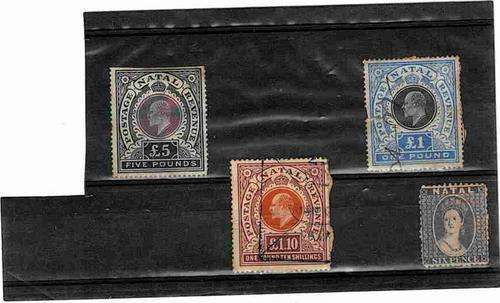 VERY HIGH CATALOGUE VALUE NATAL STAMP LOT