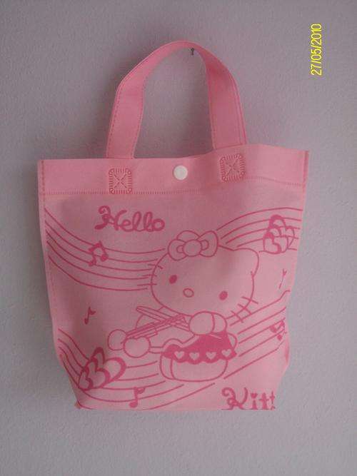 ADORABLE  PINK WASHABLE  HELLO KITTY SHOPPING TOTE