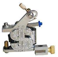 Tattoo Machine Gun for Liner Shader Dollar Symbol with Crystals Silver