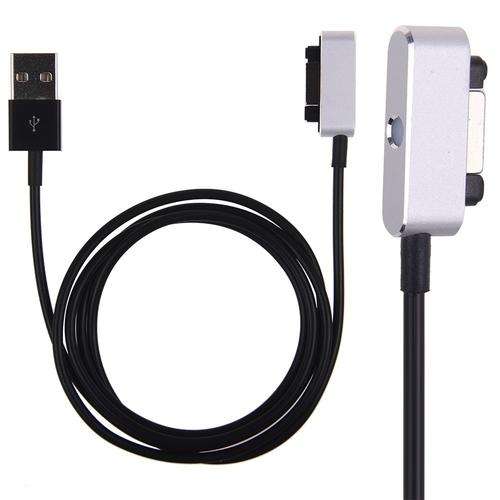 Magnetic Aluminum LED USB Charger Cable For Sony Experia Z1 Z2 Z3 Compact