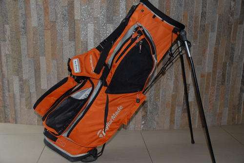 TAYLOR MADE Orange/Black TMTK feather lite stand bag