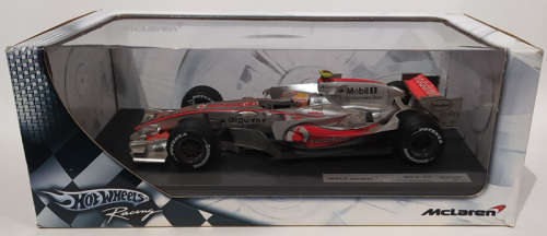 **RARE & AS NEW** 1/18 Hot Wheels Racing Vodafone McLaren Mercedes MP4-22 - Lewis Hamilton