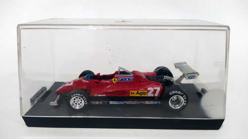 **Perfect Model Condition** 1/43 Brumm Ferrari F1 126 C2 ITALY GP 1982 #27 Patrick Tambay