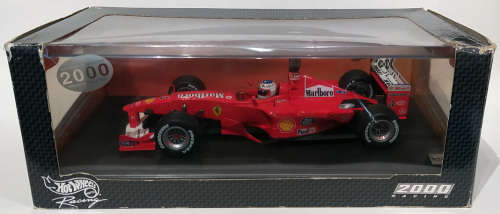 **GOOD CONDITION, DECAL ISSUES** 1/18 Hot Wheels Racing Ferrari F1-2000 - Rubens Barrichello