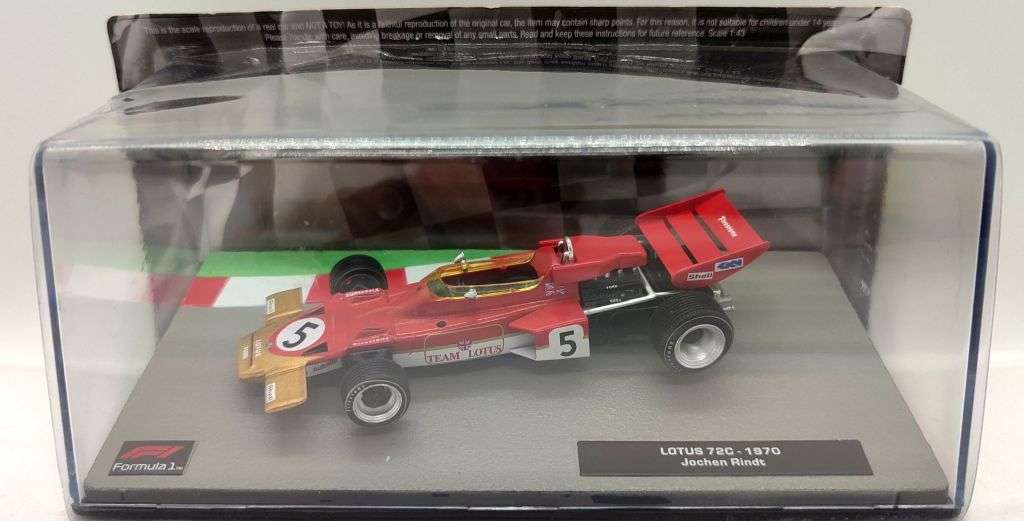 **NEW/SEALED/RARE** 1/43 Centauria-IXO Lotus 72C Jochen Rindt 1970 #5