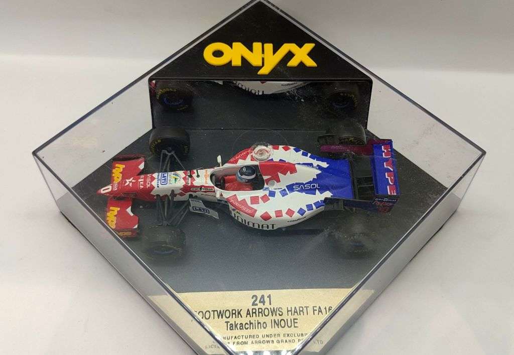 **USED** 1/43 ONYX Footwork Arrows Hart FA16 Takachiho Inoue #10 Sasol