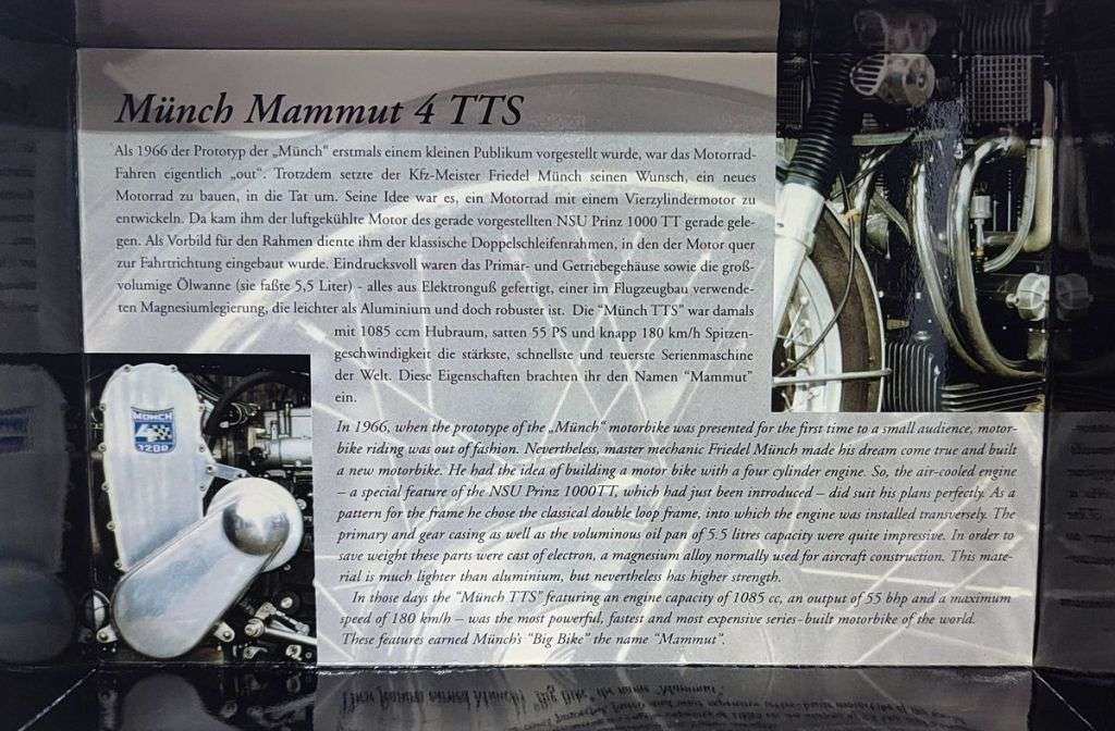 *ULTRA RARE/BOXED* 1/12 Minichamps - Munch Mammut 4 TTS (Motorcycle)