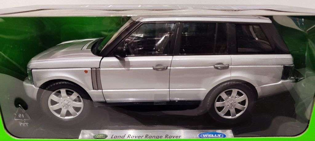 *NEW* 1/18 Welly NEX Land Rover Range Rover Silver (12536W)