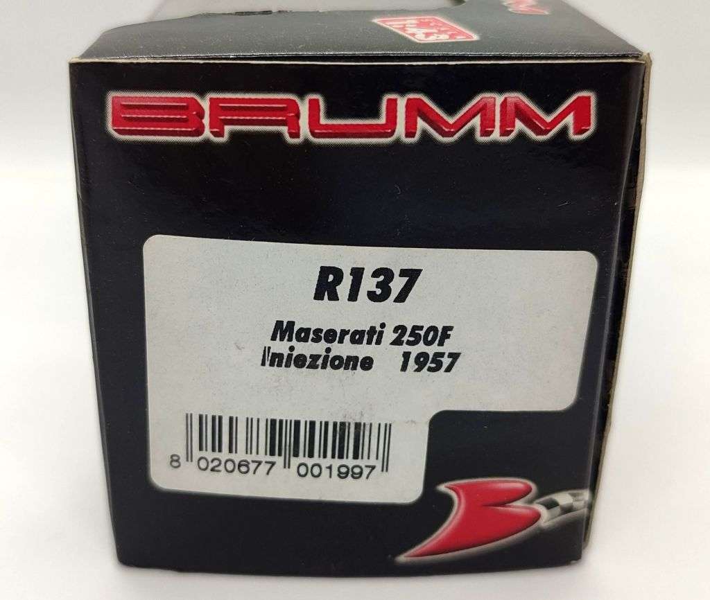 **NEW/BOXED** 1/43 Brumm Maserati 250F Iniezione 1957