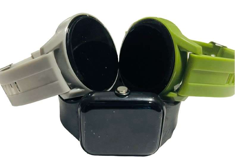 Year unisex  Rubber Band Digital Watch Date Time