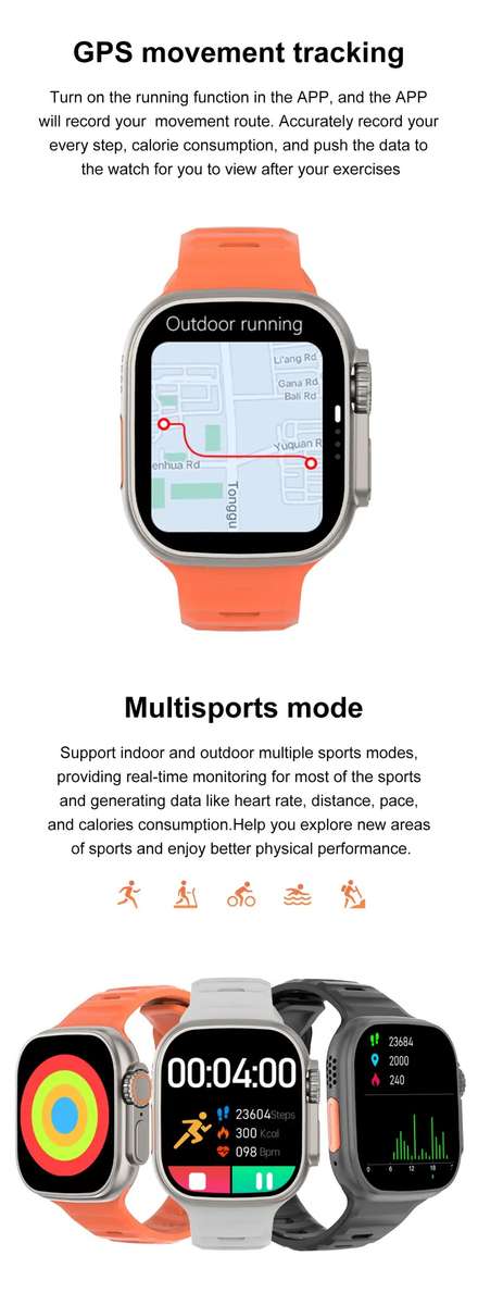 Professional QS9 Ultra Max Smart watch