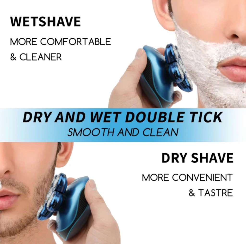 Professional Electric rotation head shaver