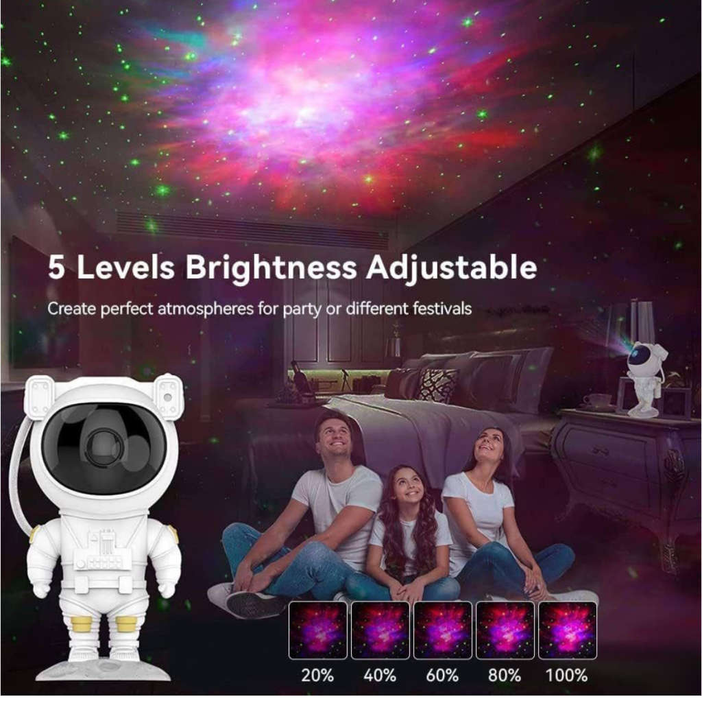 Astronaut Galaxy Sky Night Light Starry Projector with Remote Control