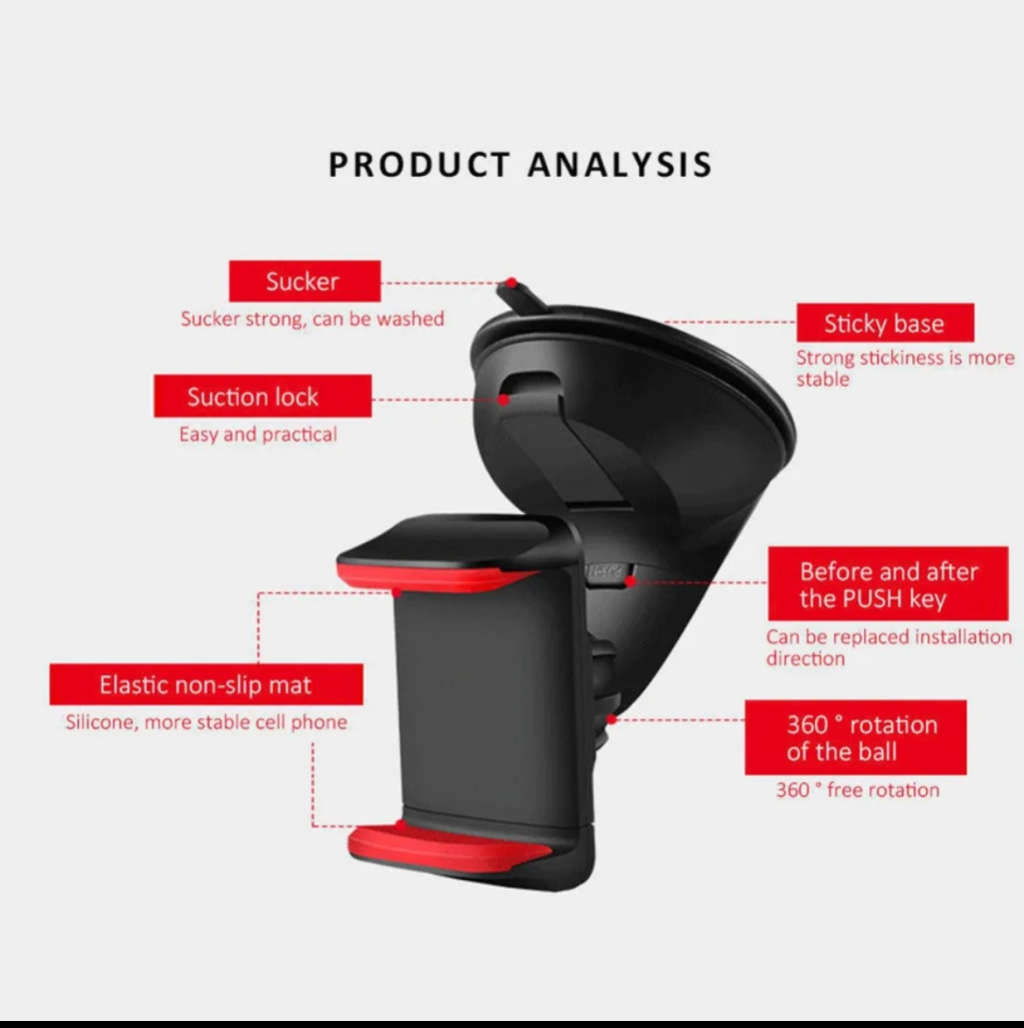 Car  phone holder -silicone sucker