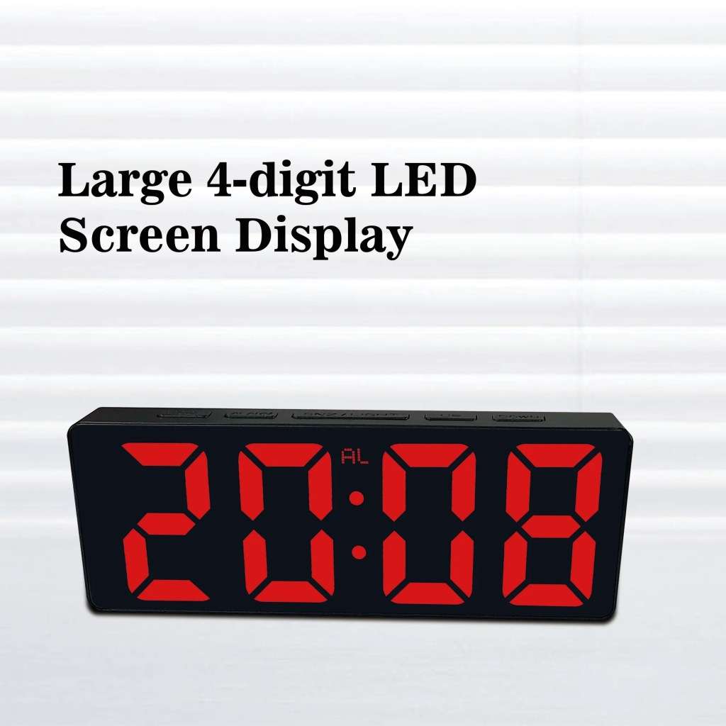 Portable Desk LED Clock