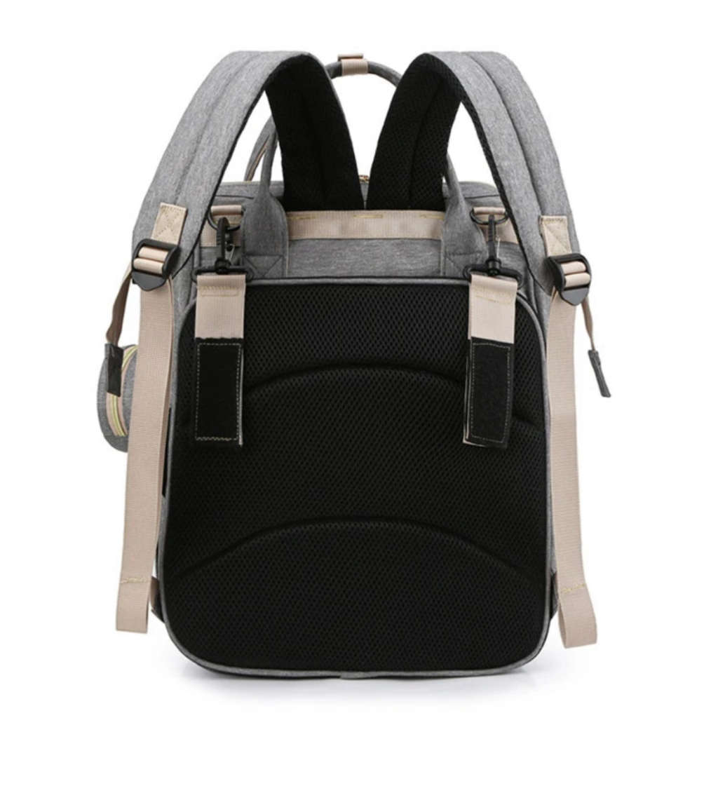 Multi-functional baby diaper bag & Bed