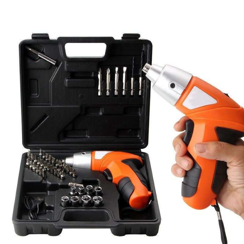 45-Piece Cordless Electric Screwdriver Set with High-performance motor
