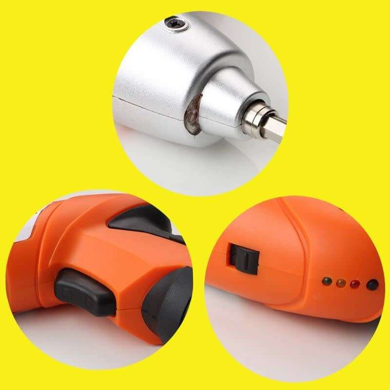 45-Piece Cordless Electric Screwdriver Set with High-performance motor