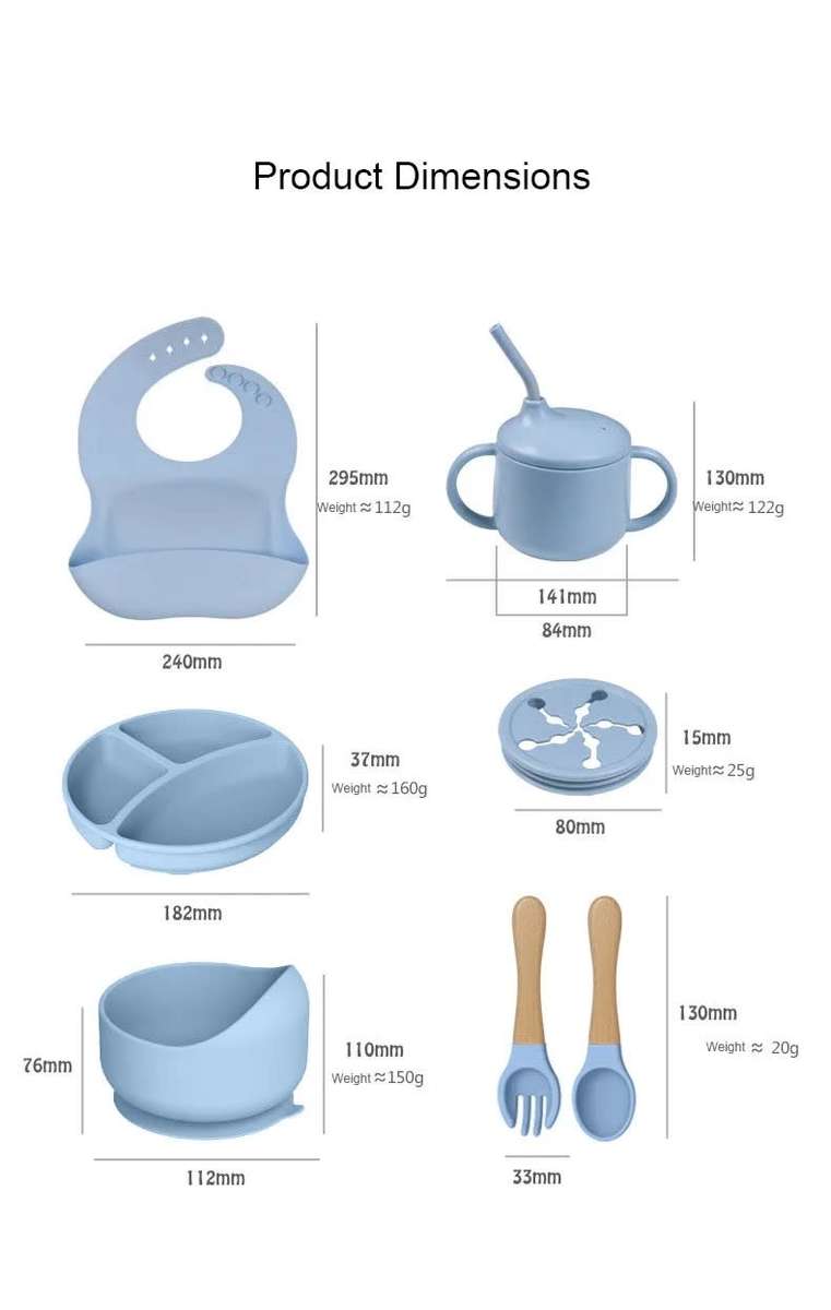 Baby Feeding Plate Sets
