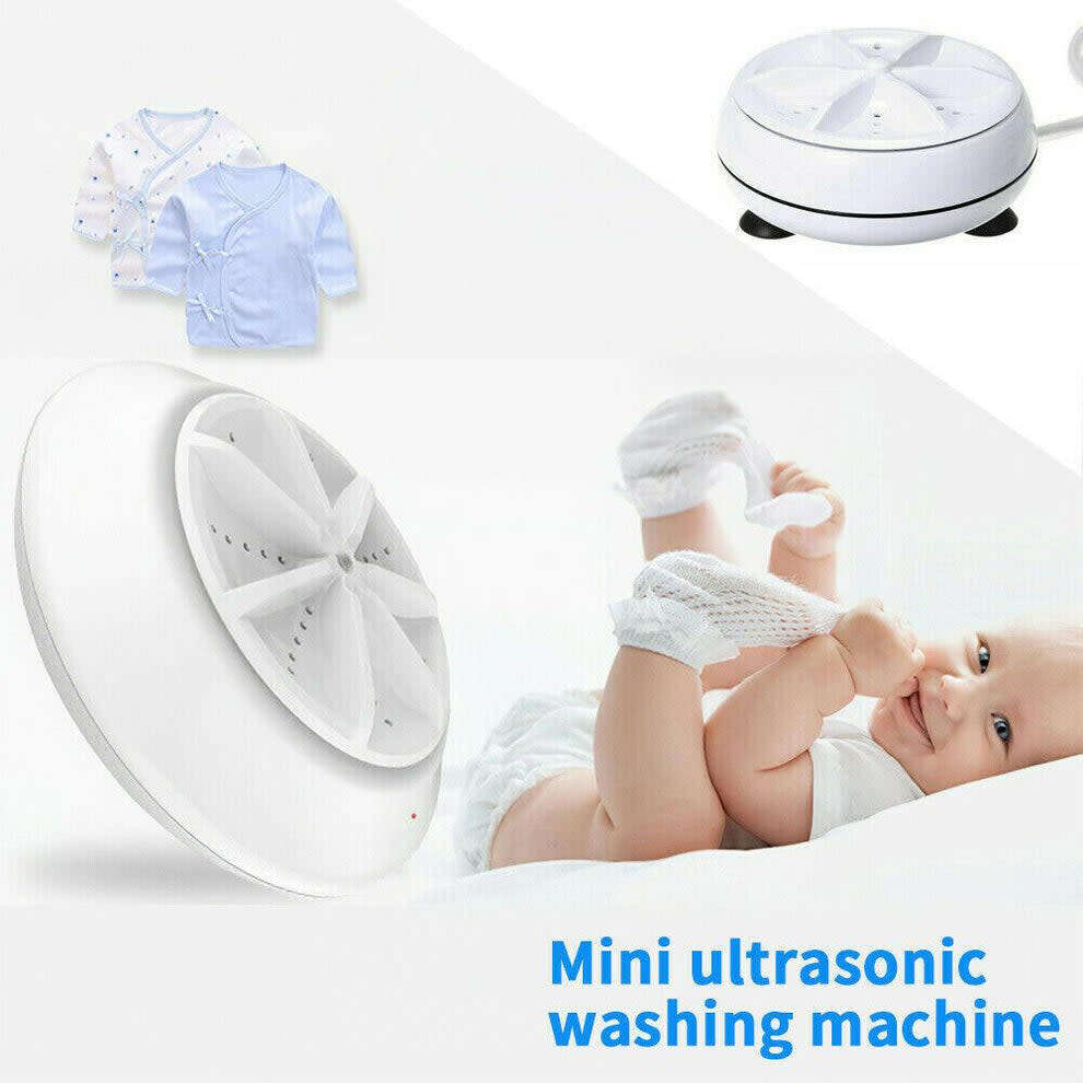 3 in1 Ultrasonic Turbine Mini Washing Machine