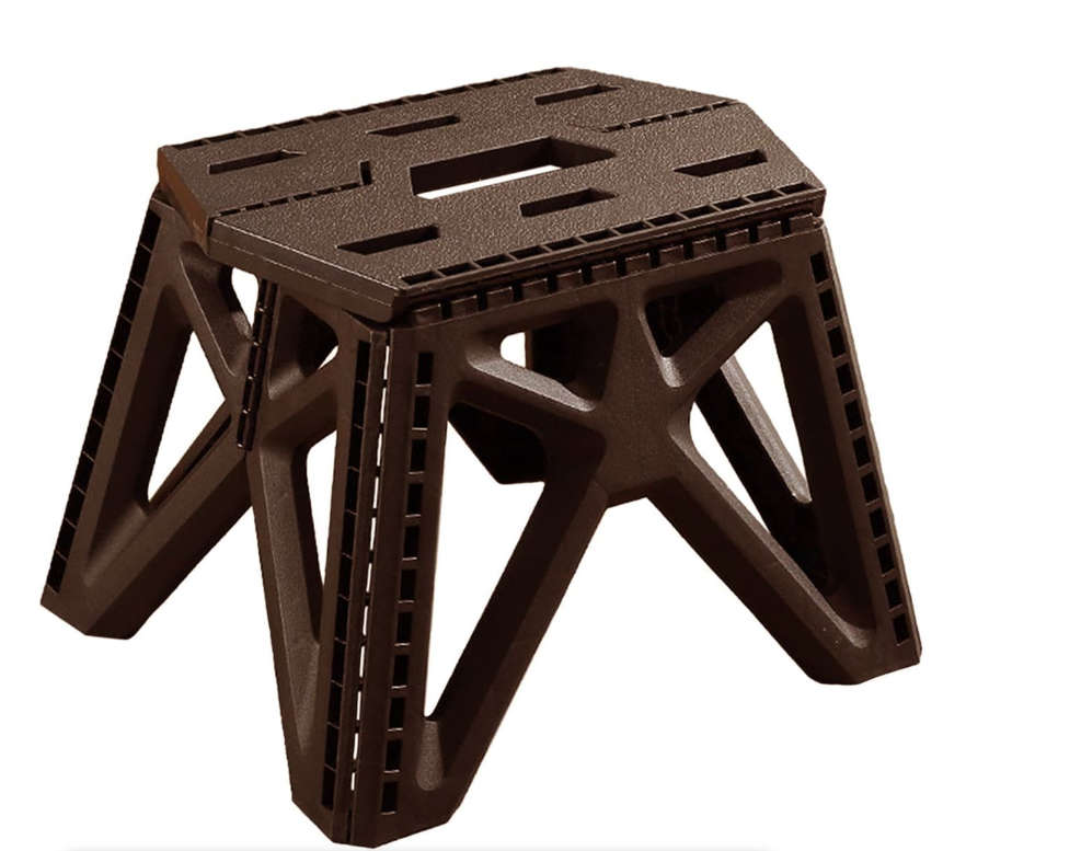 Folding Step Stool Portable Fishing Chair With Handle For Outdoor Camping