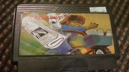 PAPERBOY NES GOLDEN CHINA FAMICLONE 8 BIT RETRO