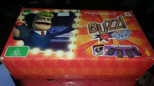 BUZZ THE BIG QUIZ GAME WITH 4 BUZZERS PS2