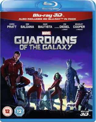 GUARDIANS OF THE GALAXY 3D BLU RAY / BLU RAY COMBO