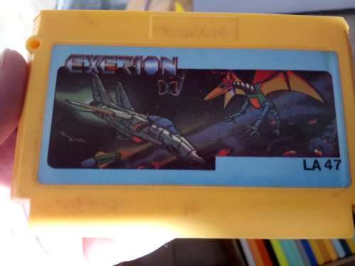 EXERION NES / FAMICOM / FAMICLONE  / 8 BIT / GOLDEN CHINA / TV GAME