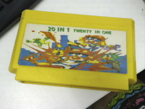 20 IN 1 NES / 8 BIT / FAMICOM - CLONE / TV GAME / GOLDEN CHINA / RETRO