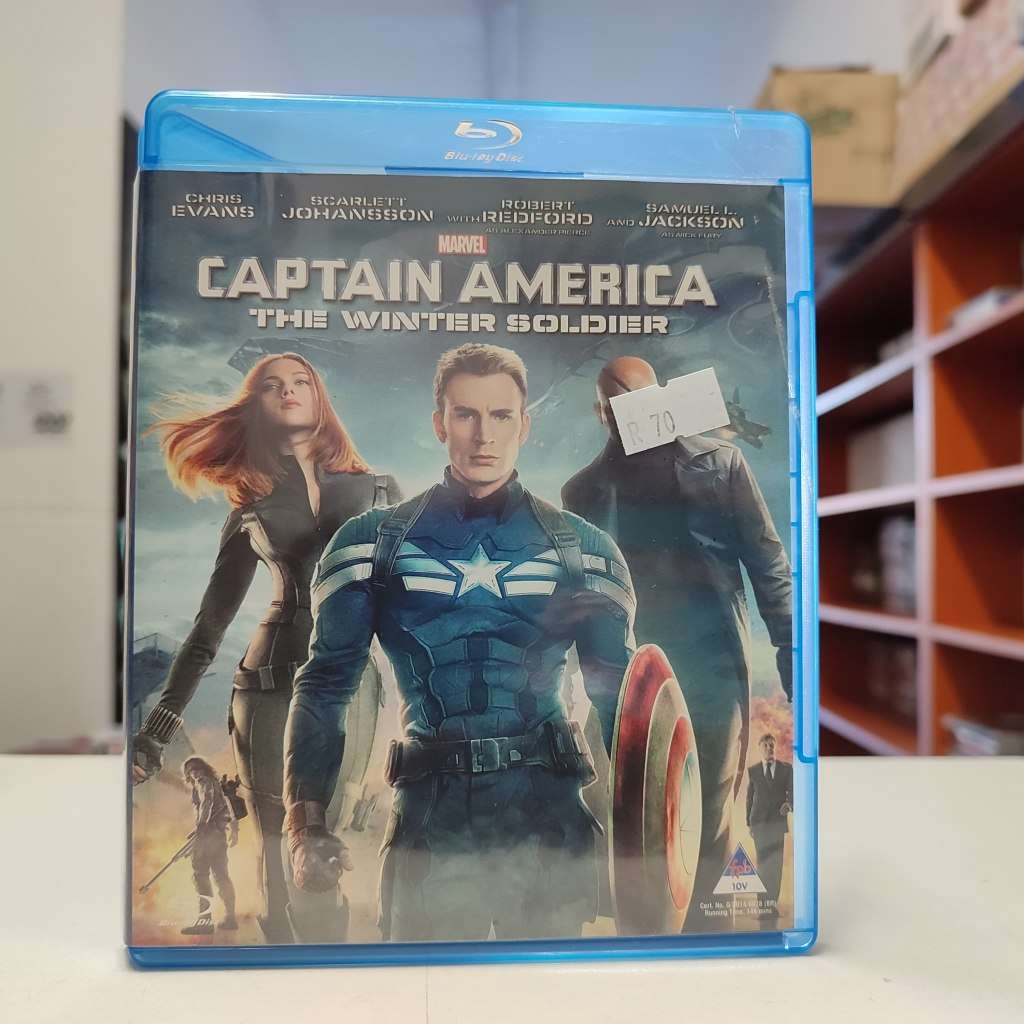 Captain America The Winter Soldier Blu Ray