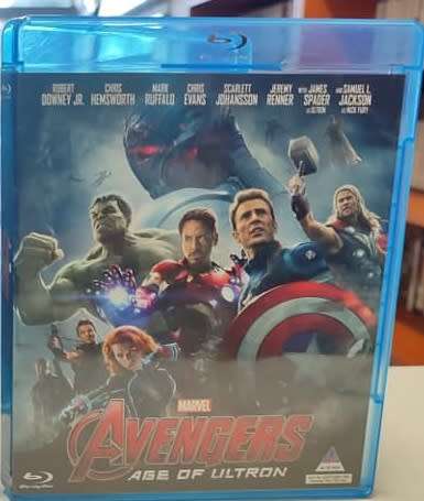 The Avengers Age of Ultron Blu ray