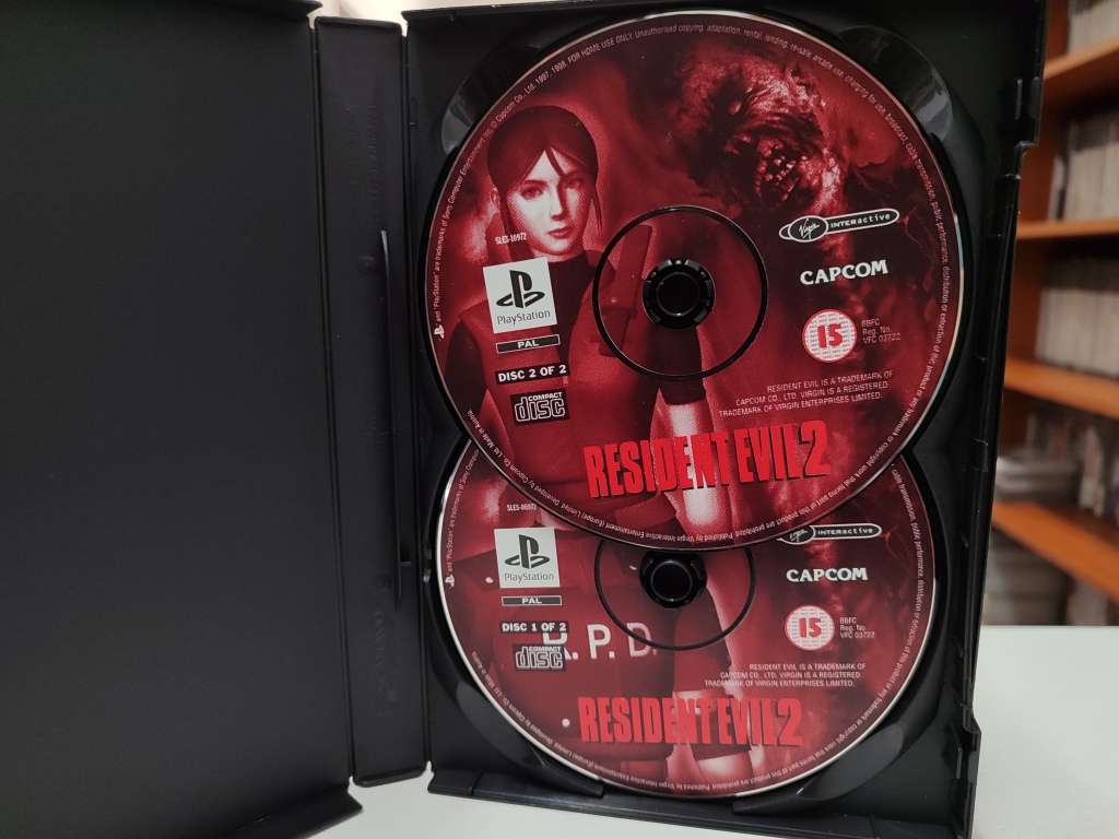 Resident Evil 2 PlayStation PS One discs only