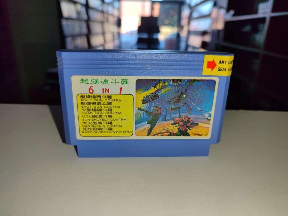 Super Contra (Super C) TV Game Cartridge