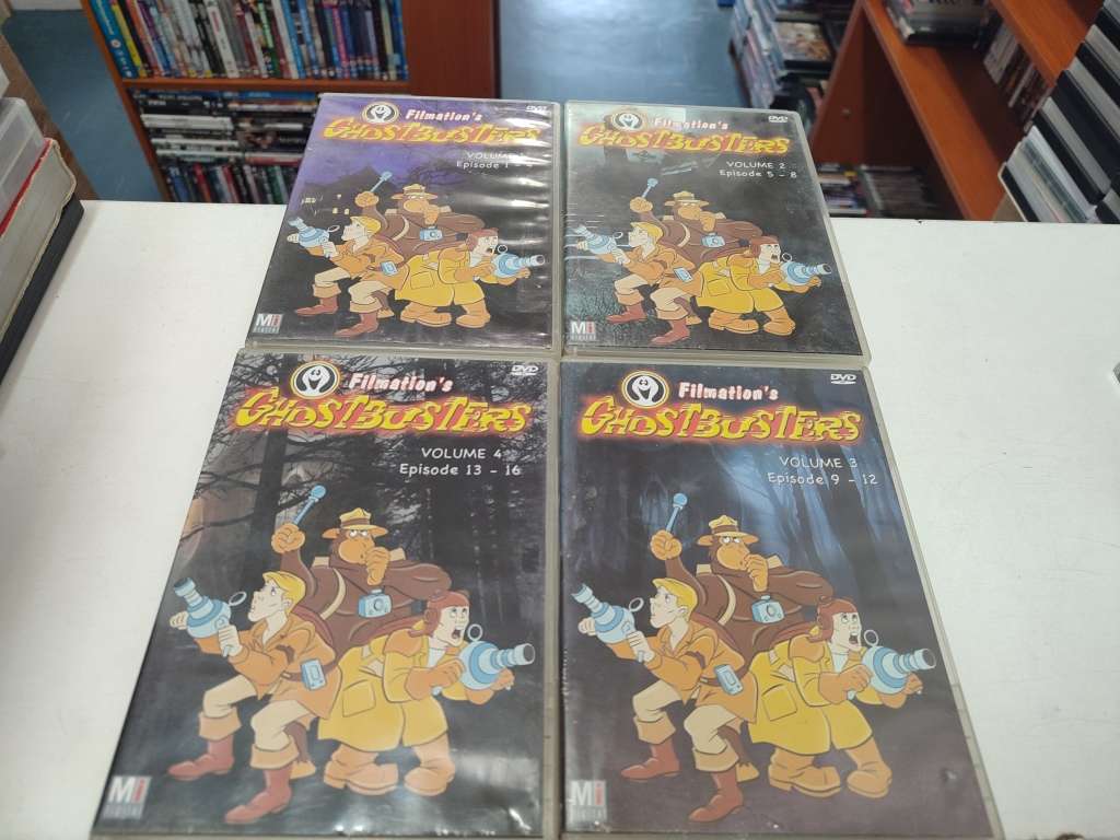 Filmation`s Ghostbusters Volumes 1 to 4 Dvd Bundle