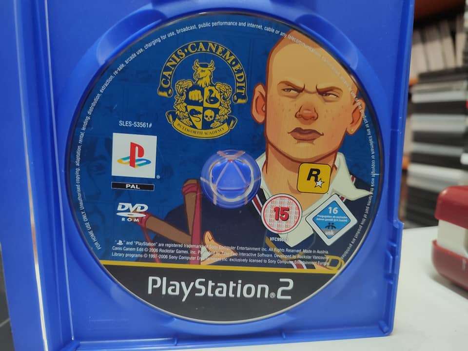 Canis Canem Edit (Bully) Playstation 2 PS2 Disc Only