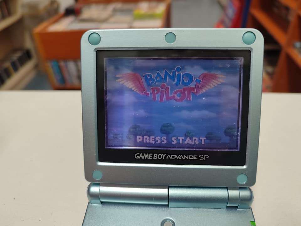 Nintendo Gameboy Advance SP Pearl Blue console