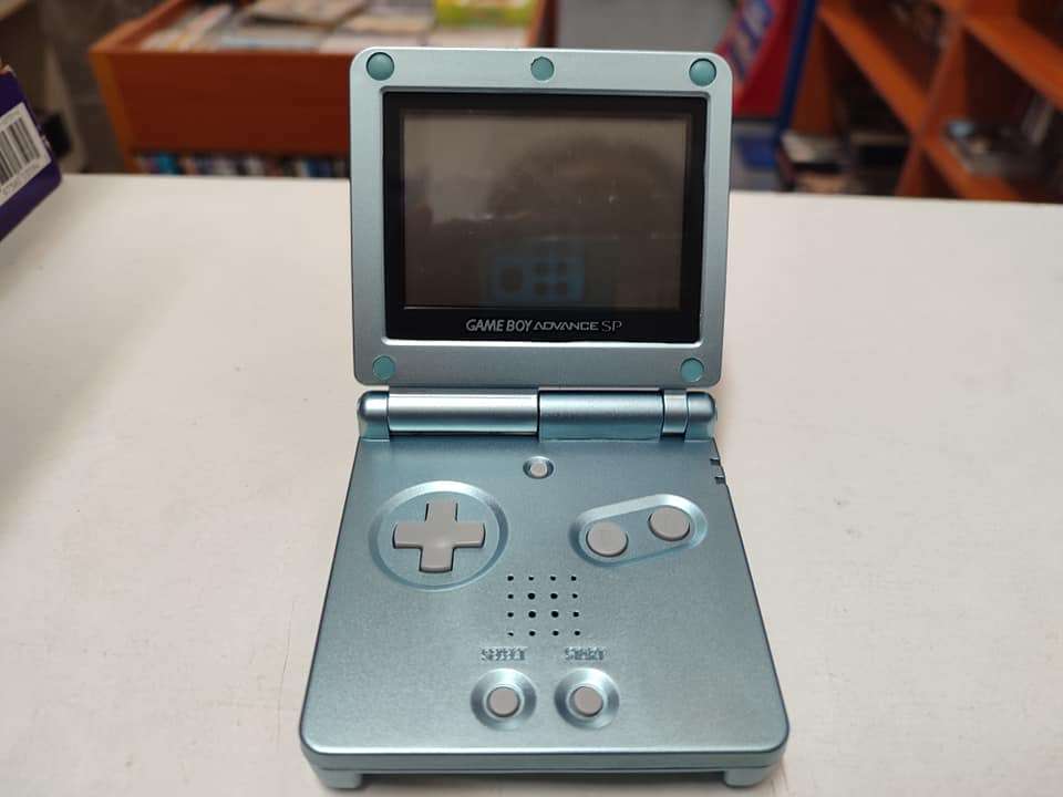 Nintendo Gameboy Advance SP Pearl Blue console