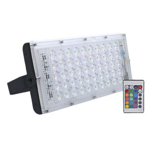 50W RGB LED FLOOD LIGHT COLOUR CHANGE LED FLOOD LIGHT RGB LED WATERPROOF FLOOD LIGHT