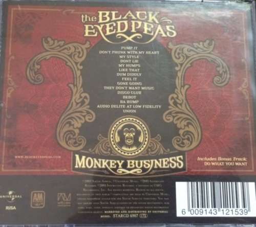 THE BLACK EYED PEAS - MONKEY BUSINESS (CD)