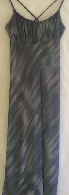 MAXI DRESS - CHIFFON - GREY - DRESSES - CLOTHING