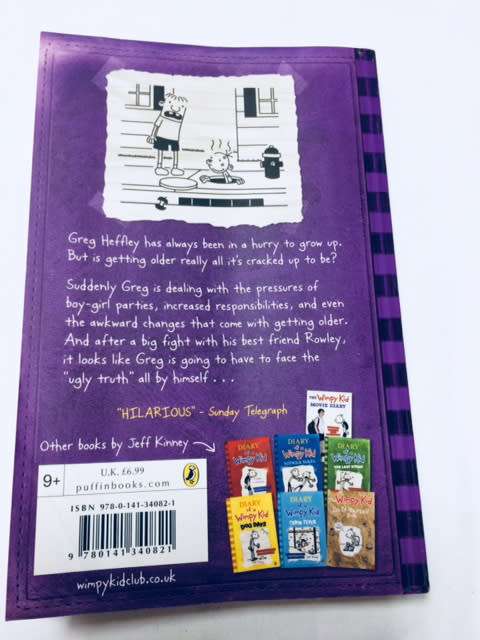 DIARY OF A WIMPY KID - THE UGLY TRUTH - JEFF KINNEY - CHILDRENS BOOKS - BOOKS