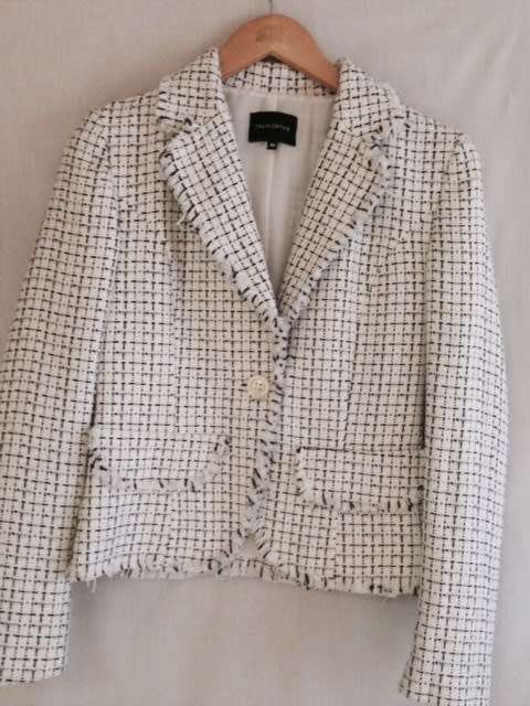 JACKET - BLAZER - WOMAN - BLACK AND WHITE Size 32