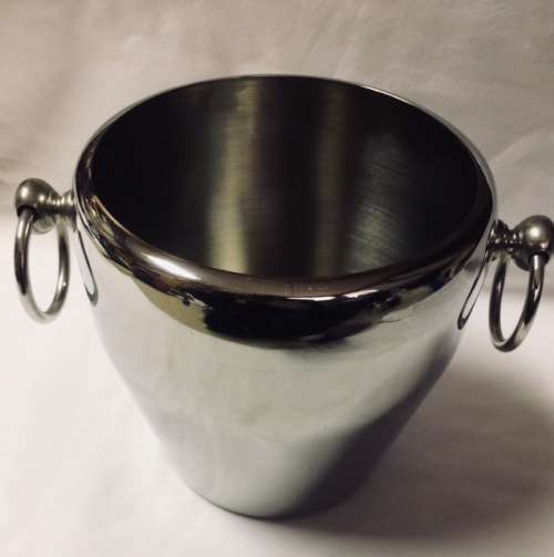 STAINLESS STEEL ICE BUCKET LARGE - BAR ACCESSORY