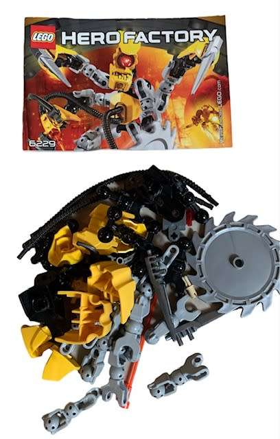 LEGO - HERO FACTORY - PRE OWNED - NO BOX - BOOKLET INCLUDED