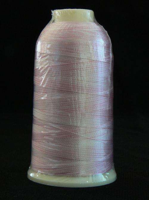 5506 - Pink Varigated Viscose Rayon 1000m Embroidery thread