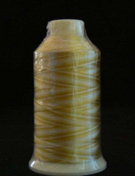 5503 - Yellow Varigated Viscose Rayon 1000m Embroidery thread
